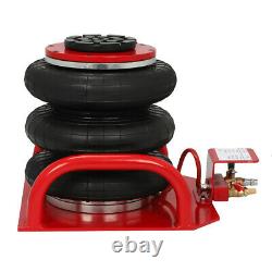 3 Ton Triple Bag Air Jack Pneumatic Jack 6600LBS Quick Lift Heavy Duty Jacking