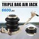3 Ton Triple Bag Air Pneumatic Jack 6600 Lbs Quick Heavy Duty Compressed Air