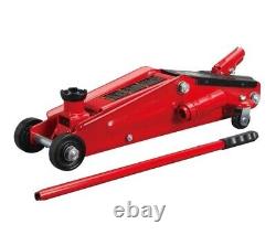 3 Ton Trolley Jack SUV Hydraulic Floor Lift Car Truck Heavy Duty Steel 21 inch H