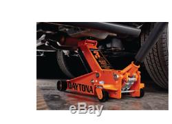 3 ton Steel Heavy Duty Floor Jack Rapid Pump Garage Lift Workshop Race Dual Shop
