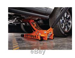 3 ton Steel Heavy Duty Low Profile Floor Jack Rapid Pump Garage Race Shop Lift