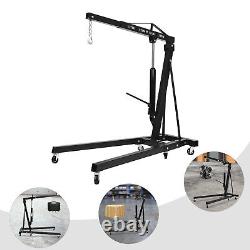 4400 Lbs 2 Ton Engine Motor Hoist Cherry Picker Shop Crane Lift Heavy Duty Steel