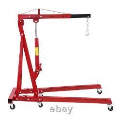 4400lb 2 TON Heavy Duty Engine Motor Hoist Cherry Picker Shop Crane Lift