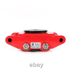 4Pcs 6-Ton Dolly Skate Machinery Roller Mover Cargo Trolley 13200lbs Heavy Duty
