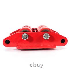 4Pcs 6-Ton Dolly Skate Machinery Roller Mover Cargo Trolley 13200lbs Heavy Duty