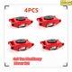 4pcs 6 Ton Heavy Duty Machinery Mover Dolly Skate Roller Safe Transport 4-roller