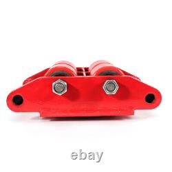 4Pcs 6 Ton Heavy Duty Machinery Mover Dolly Skate Roller Safe Transport 4-Roller