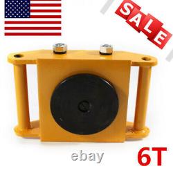 4 Pack 6 Ton Heavy Duty Machine Dolly Skate Machinery Roller Mover Cargo Trolley