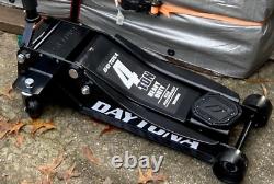 4 Ton Floor Jack Heavy Duty Steel Ultra Low Profile Rapid Pump Car Lowrider NEW