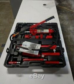 4 Ton Pittsburgh Heavy Duty Portable Hydraulic Equipment Kit @T1