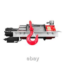 4 ton 9000 lbs Heavy Duty Hydraulic Winch with tensioner, wire rope Prowinch