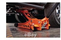 4 ton Steel Heavy Duty Floor Jack Rapid Pump Auto Garage Shopp Race Tough Wide