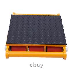 4pc 15 Ton Heavy Duty Machinery Mover Dolly Skate Roller Cargo Trolley 33000lbs