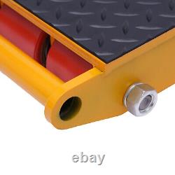 4pc 15 Ton Heavy Duty Machinery Mover Dolly Skate Roller Cargo Trolley 33000lbs