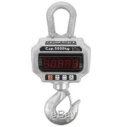 5000KG 1Ton 10,000 LBS Digital Crane Scale Heavy Duty Hanging Scale CA