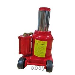 50 Ton Air Hydraulic Bottle Jack Lift Repair Car Truck Semi Heavy Duty