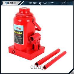 50 Ton Bottle Jack Hydraulic Cylinder Jack Heavy Duty Auto Truck Repair Tool