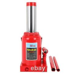 50 Ton Bottle Jack Hydraulic Cylinder Jack Heavy Duty Auto Truck Repair Tool