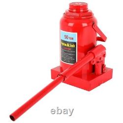 50 Ton Bottle Jack Hydraulic Cylinder Jack Heavy Duty Auto Truck Repair Tool