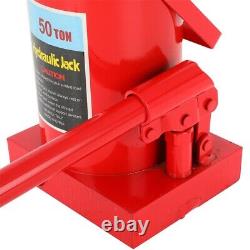 50 Ton Bottle Jack Hydraulic Cylinder Jack Heavy Duty Auto Truck Repair Tool