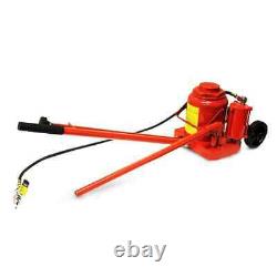 50-Ton Heavy-Duty Air Hydraulic Bottle Jack with Lift Handle and Wheels