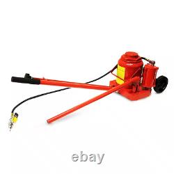 50 Ton Heavy Duty Manual Air Hydraulic Bottle Jack With Lift Handle And Wheels
