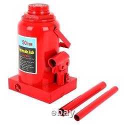 50 Ton Hydraulic Bottle Jack Cylinder Jack Heavy Duty Auto Truck Repair Tool