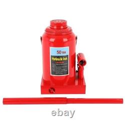 50 Ton Hydraulic Bottle Jack Cylinder Jack Heavy Duty Auto Truck Repair Tool