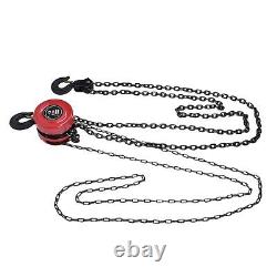 5Ton 10FT Heavy Duty Chain Hoist Lift Hoist Puller Block Hand Tool Winch US