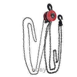 5Ton 10FT Heavy Duty Chain Hoist Lift Hoist Puller Block Hand Tool Winch US