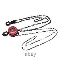 5Ton 10FT Heavy Duty Chain Hoist Lift Hoist Puller Block Hand Tool Winch US