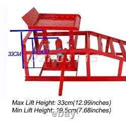 5 Ton 10000lbs Auto Car truck Service Ramp Lift Heavy Duty Hydraulic Lift 1PC