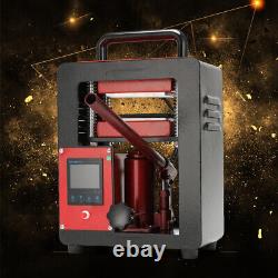 5 Ton 110V Heavy Duty Hydraulic Heat Press Machine Dual Heating Plated 2.44.7