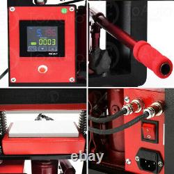 5 Ton 2.4 x 4.7 Rosin Heat Press Machine Dual Heating Elements Heavy Duty 220V