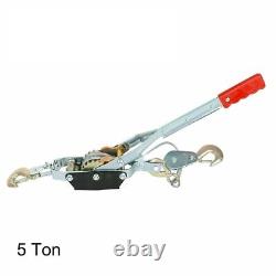 5 Ton Hand Puller Heavy Duty Winch Pull Hoist Come Along Cable Lever