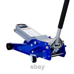 5 Ton Low Profile Floor Jack Heavy-Duty Steel Racing Floor Jack With Dual Piston