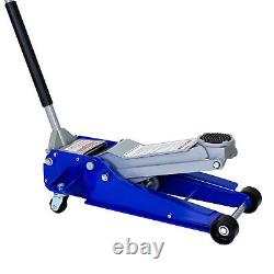 5 Ton Low Profile Floor Jack Heavy-Duty Steel Racing Floor Jack With Dual Piston