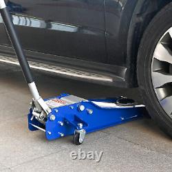 5 Ton Low Profile Floor Jack Heavy-Duty Steel Racing Floor Jack With Dual Piston
