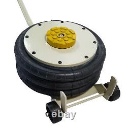 5 Ton Triple Bag Air Pneumatic Jack 11000lbs Heavy Duty 18 High Compressed Air