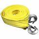 5 Tons Car Tow Cable Towing Strap Rope With Hooks Emergency Heavy Duty 20 Ft