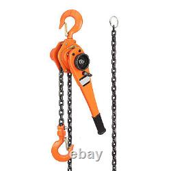 6600 lbs 3 Ton Manual Lever Chain Hoist Ratchet Hoist with 5ft Chain Heavy Duty
