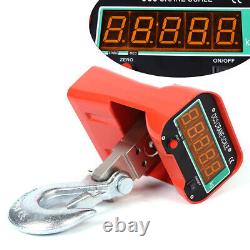 6600lbs Heavy Duty Industrial Hanging Scale LED Digital Scale With Remote 3Ton
