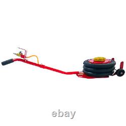 6600lbs Triple Air Bag Jack Quick Lift 3 Ton Heavy Duty MAX Height 17.72in Red