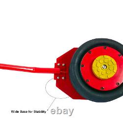 6600lbs Triple Air Bag Jack Quick Lift 3 Ton Heavy Duty MAX Height 17.72in Red