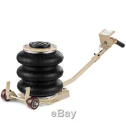 6600lbs Triple Bag Air Jack 3 Ton Lift Jack Pneumatic Jack Air Bag Jack 15.75