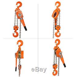 6Ton 20Ft Ratcheting Lever Block Chain Hoist Heavy Duty Efficient 13000LBS