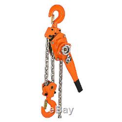 6Ton 20Ft Ratcheting Lever Block Chain Hoist Heavy Duty Efficient 13000LBS