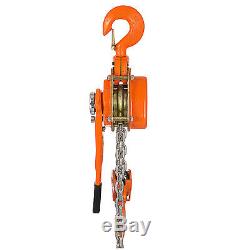 6Ton 20Ft Ratcheting Lever Block Chain Hoist Heavy Duty Efficient 13000LBS