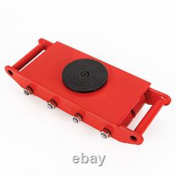 6/8/12 Ton Heavy Duty Machinery Roller Mover Machine Dolly Skate Cargo Trolley