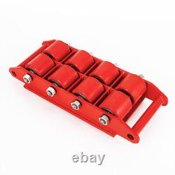 6/8/12 Ton Heavy Duty Machinery Roller Mover Machine Dolly Skate Cargo Trolley